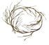 Hairui 6FT Mossy Garland Lights, 48 LED Battery Operated Twig Vine with Timer for Halloween Christmas Party Decoration