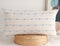 NUYECY Boho Long Lumbar Pillow Covers 14 x 24 Blue,Classic Stripe Pattern