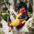 Vibrant Red Rooster Garden Statue - Unique Outdoor Decor