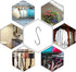 20 Pack 3.5 Inch S Hooks, Heavy Duty for Plants, Hangings, Outdoor, Lights, Cups - Large Hangers for Kitchen, Bathroom,