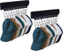 Hat Rack for Baseball Caps - Organizer Holder for Hanger & Room Closet Display, 2 Pack with 10 Hat Storage Clips (Black)