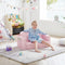 Ulax furniture Kids Fold Out Couch 2-in-1 Children Convertible Sofa to Lounger