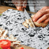 Cut N' Funnel Terrazzo Designer Flexible Plastic Cutting Board Mat, 15" x 11.5", Made in the USA, Easy to Clean