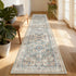 2x10 Enkor Runner Rugs for Hallway, Washable Soft Boho Non Slip Floor Rugs for Kitchen, Modern Mat for Living Room