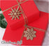 ilauke 20 pcs Unfinished Christmas Wood Snowflake Ornaments - 4 Styles Bulk with Twine for Tree Decorations