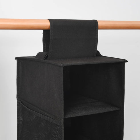 Berdeng Closet Storage8-ShelfBlack2 Pack Hanging Shoe Organizer for with Side Mesh PocketsHat Racks for Baseball