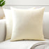 Encasa XO Set of 2 Throw Pillow Covers, 20x20 in, Cotton, No Inserts, Decorative Cushion Covers for Living Room