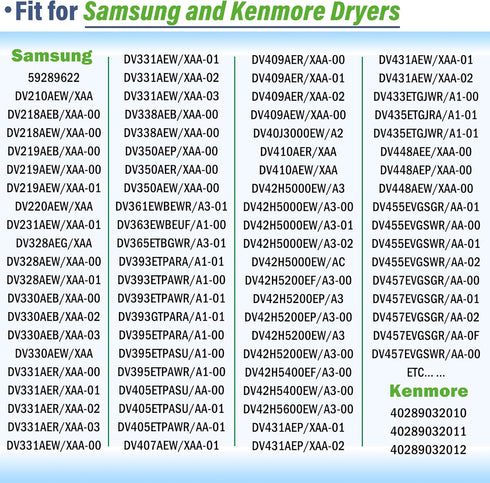 DC47-00016A & DC96-00887A Dry Thermistor Thermal Fuse, Compatible with Various Samsung Models