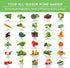 30 Pack (18,500+) Home Garden Vegetable Seeds Variety Heirloom Seed Vault Kit for Planting Non-GMO Vegetables, Herbs