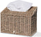 Seagrass Hand Towels Box Cover for Kleenex Disposable Paper Hand Towels, Handwoven