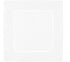 CleverDelights 6" White Cotton Hemstitch Cocktail Napkins - 12 Pack, 100% Cotton