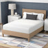 Vibe Premium Waterproof Terry Cloth Mattress Protector, King, White, Washable