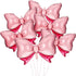 6 Pieces Pink Bow Balloon Mouse Party Decoration, Jumbo Bow Balloon for Wedding and Gender Reveal