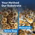5 lbs Surfin' Spores Premium Mushroom Substrate - Bulk CVG Blend for Monotub Cultivation - Pasteurized Coco Coir