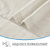 RYB HOME Natural Linen Blended Door Curtain, Privacy French Door Curtain, W 34 x L 69 in, 1 Pc