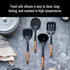STAUB Silicone Spatula Turner, Perfectly Angled for Lifting Pancakes, Durable BPA-Free Matte Black Silicone