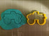 Monster Truck Cookie Cutter - 4 inch