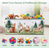 37.712.515.7'' Large Toy Box Chest Organizer with Flip Lid for Kids, Collapsible Oxford Toy Storage Box with Handles