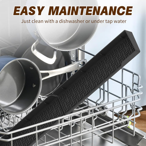 30 Inch, Stove Top Shelf Magnetic Over the Stove Top Shelf, Silicone Oven Spice Rack Organizer Storage Organization