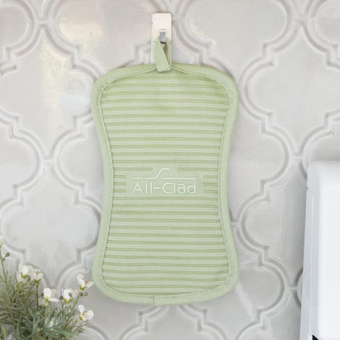 All-Clad Premium Pot Holder & Hot Pad - Heat Resistant to 500 Degrees, 100% Cotton, 10"x6.25"
