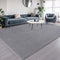 AROGAN Modern Shag Area Rug for Bedroom, 4x6 Feet Washable Plush Memory Foam Carpet for Kids Room Grey