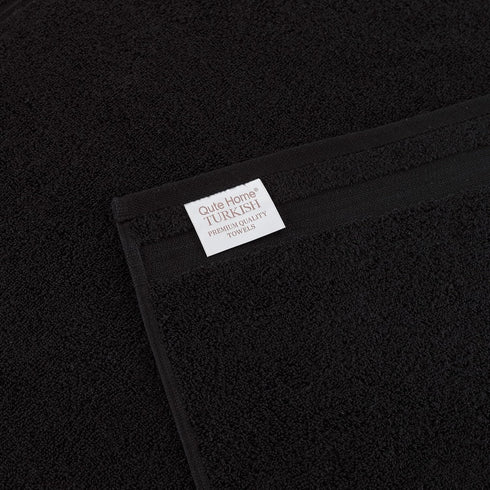 6-Piece Set, 100% Set 2 2 2 Qute Home Bath Towels Turkish Cotton Premium Quality Bathroom Towels, Soft and Absorbent