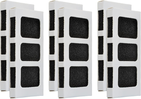 Canamax PAULTRA2 Refrigerator Air Filter - Compatible with Frigidaire, Pureair Ultra 2, Pack of 6
