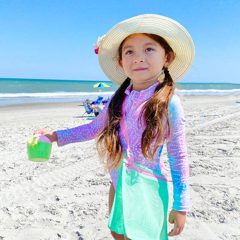 Tagitary Swimming Set 3) Beach Toy Mesh Beach Bag Kids Shell Collecting Bag Beach Sand Toy Seashell Bags Accessories