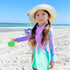 Tagitary Swimming Set 3) Beach Toy Mesh Beach Bag Kids Shell Collecting Bag Beach Sand Toy Seashell Bags Accessories