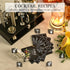 Set 17-Piece Set Bartender Kit Cocktail Shaker with Stand Bar Tool Bar for Drink Mixing Home Bartending Kit Bar Cart