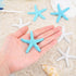 PH PandaHall 2.2 Inch Pencil Finger Starfish, 16pcs Resin Nautical Coastal Beach Ornaments for Wedding Party
