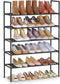 SONGMICS 5-Tier Shoe Rack, Shoe Storage for Hallway Closet, Slim and Space-Saving,