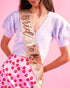 xo, Fetti Rose Gold Glitter Bachelorette Party Sash - Bride To Be | Decorations for Bachelorette Party and Bridal Shower