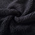 Reafort Black Ultra Soft Sherpa Body Pillow Cover with Zipper Closure, 21"x54"