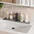 Quick Dry Sink Splash Guard, 15.75" Instant Dry Stone Sink Tray for Kitchen Countertop, Gray