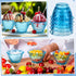 30 6 oz Rtteri Pcs Plastic Dessert Cups Clear Ice Cream Sundae Tasting Bowls, Mini Round Swirl Tulip Shape Party Buffet