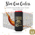 Cheers to 60 Years Can Coolers, Set of 12 - Black and Gold 60th Birthday Party Favors and Decorations for Men and Women