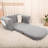 Hrebr 2-in-1 Chairs for Toddler, Toddler Soft Teddy Baby Couch Fold Out, Convertible Chair to Lounger for Girls