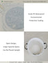 ONOEV 19.7inch(H) 15.7inch(D) Round Fabric Storage Bin,Decorative Basket,Organizer Basket with Handles,for Clothes