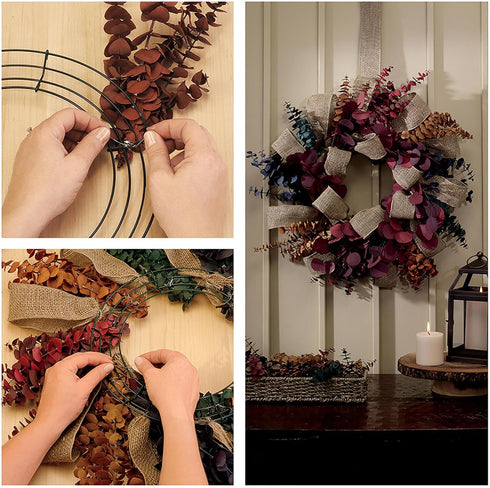 FloraCraft Wire Wreath Form, 20 Inch, Green