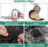 Hat Washer for Dishwasher, Hat Cleaner Protector Holder for Curved Caps, Foldable Cap Washer Frame - 2 Pack, Black