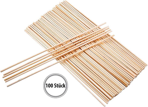 Reed Diffuser Replacement Bamboo Sticks 100 pcs - 9.8in Long for Room Fragrance Oil Diffuser