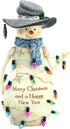 Pavilion Gift Company Snowman Figurine - 6 Inch Collectible BirchHearts, Merry Christmas and A Happy New Year