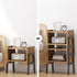 Set 2, TB01BB039 TUTOTAK Nightstnd, of Stackable End Tables, Side Table, Bedside Tables with Open Storage Shelf