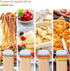 Wood Rolling Pin with 4 Adjustable Thickness Rings, Non-stick Dough Roller, 17 Inch Pizza Roller for Baking