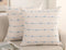 NUYECY Set of 2 Boho Throw Pillow Covers 28x28,Light Blue and White