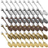 Framendino, 50 Pack Retro Coffee Spoons Vintage Crystal Alloy Tea Spoons for Home Kitchen Office