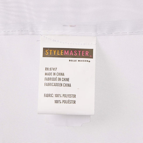 Stylemaster Elegance Sheer Voile Panel, 60" x 84", White