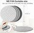 ME.FAN Trivets/Potholders 4 Set Cotton Thread Weave Trivets for for Hot Pots and Pans - Large Coasters/Hot Pads/Hot Mats to Protect Desktop & Countertop - 7 Inch - Mix 1 by ME.FAN