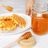 16oz Set,Honey GIVAMEIHF Glass Honey Jar with Dippers Stick Pot with Dipper and Lid,Honey Containers for Airtight Syrup